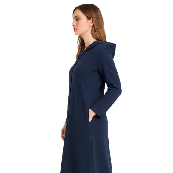 Chic Navy Blue Maxi Dress - Picture 2 of 5